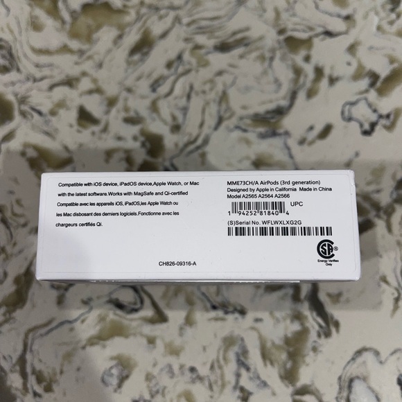 Apple airpod 3rd gen open box. price negotiable - Picture 3 of 6